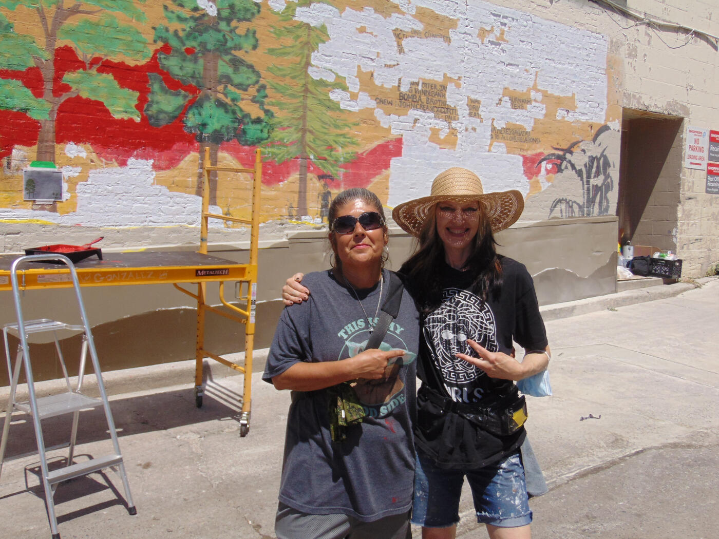 Documenting restoration of public art in collaboration with StreetArtToronto